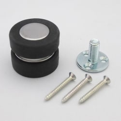 ルーム戸当（ダブル型） シルバー黒ゴム SH-TR20SK