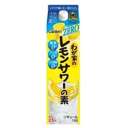 大関 わが家のレモンサワーの素 ZERO 25.5度 1800ml [リキュール]