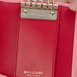 国内即発 BVLGARI 287263 PK/ME キーケース BVLGARI ブルガリ キーケース レディース BB ピンク 287263 PK