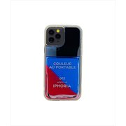 18449 [IPHORIA（アイフォリア） iPhone 12 / iPhone 12 Pro 用 TPUケース Nailpolish Coleur Au Portable Neon Blue]