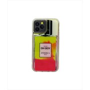 18443 [IPHORIA（アイフォリア） iPhone 12 / iPhone 12 Pro 用 TPUケース Parfum au Portable Neon Yellow]