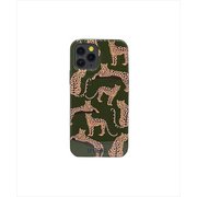 18416 [IPHORIA（アイフォリア） iPhone 12 / iPhone 12 Pro 用 TPUケース Leopard Mosaic Green]
