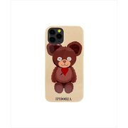 18497 [IPHORIA（アイフォリア） iPhone 12 / iPhone 12 Pro 用 TPUケース Teddy Bear Cream]
