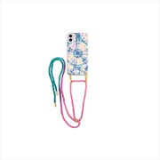 18131 [IPHORIA（アイフォリア） iPhone 12 / iPhone 12 Pro 用 TPUケース Necklace Case for Apple iPhone - Tie Dye Pastel]