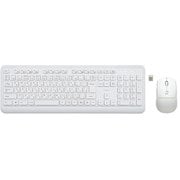 無線キーボード+マウス ワイヤレス USB メンブレン式 (テンキー付) 日本語109キー配列 ホワイト MK-04W