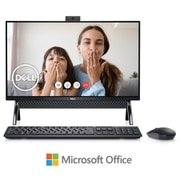 Inspiron 24 5000 フレームレスデスクトップ/一体型デスクトップ/第11世代 インテル Core i3-1115G4 プロセッサー/メモリ 8GB/SSD 256GB/Windows 11 Home/Office Home&Business 2021/ブラック/ヨドバシカメラ限定モデル/Dellデータ移行サービス付帯モデル FI537YD-BWHBBC