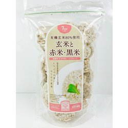 有機玄米80％使用 玄米と赤米・黒米 85g