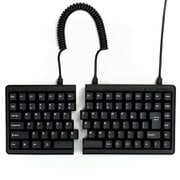 マクロ機能付 左右分離型 コンパクト メカニカルキーボード 日本語JIS配列・88キー PBT 2色成形キーキャップ Cherry茶軸搭載モデル ブラック MD770-BJPPDBBA1