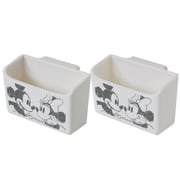 ミッキー&ミニー ミニホルダー 2個入 ホワイト