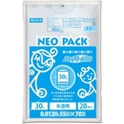 ネオパック スーパーエコ 30 L 厚み0.012mm 半透明 20P NSE-N30-20