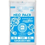 ネオパック スーパーエコ 45 L 厚み0.012mm 半透明 20P NSE-N45-20
