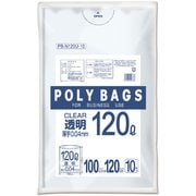 ポリバッグビジネス 120L 厚み0.04mm 透明 10P PB-N120U-10