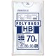 ポリバッグHB 70L 厚み0.025mm 半透明 10P PBHB-N70A-10
