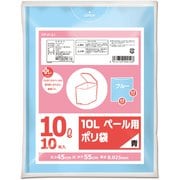 プラスプラス ペール用 10L 厚み0.025mm 青 10P PP-P-31