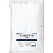HD室内用ポリ袋 L 0.01mm 半透明 100P GR-HNL-100