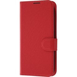 RT-ARWELC1/R [arrows We 用 耐衝撃 手帳型ケース シンプル マグネット レッド]