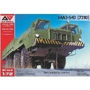 MDVAAM7225 1/72 ミリタリーシリーズ MAZ-543 （7310） 8×8輪駆動カーゴトラック [組立式プラスチックモデル]