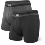 SXPP2M SPORT MESH BB FLY 2PACKS BGR L [サックス スポーツメッシュ ボクサーブリーフ パンツ メンズ 前開き Lサイズ BGR 2枚セット]