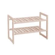 LD-234 [シンク下 ラック 2段 伸縮タイプ ワームグレー 幅46～73.5×奥行30×高さ40cm LD-234 Style Storage]