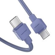 CtoCケーブル PD対応 最大出力100W対応 USB2.0 2.0m ネイビーブルー D0052NB