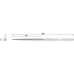 RD5445 [（#G3113）ダイヤモンドヤスリ角形 （1コ）]
