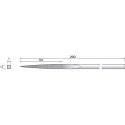 RD5446 [（#G3116）ダイヤモンドヤスリ角形 （1コ）]