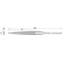 RD5464 [（#G3167）ダイヤモンドヤスリ半丸 （1コ）]