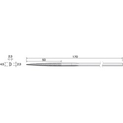 RD5481 [（#G3202）ダイヤモンドヤスリ台形 （1コ）]