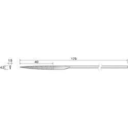 RD5541 [（#G3382）ダイヤモンドヤスリ刀刃 （1コ）]