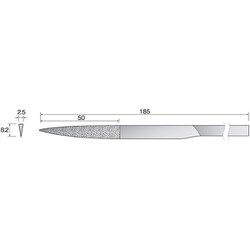 RD5542 [（#G3387）ダイヤモンドヤスリ刀刃 （1コ）]