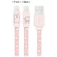 Lightning対応 同期＆充電ケーブル 1.2m ミッフィー ピンク MF-225PK