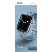 UNIQ-41MM-ASPDECBLU ASPEN de バンド AW41/40/38 [Apple Watch 41/40/38mm用 バンド]