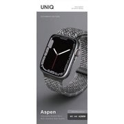 UNIQ-45MM-ASPDEPGRY ASPEN de バンド AW45/44/42 [Apple Watch 45/44/42mm用 バンド]