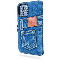 PSPC-IP13P-VB21a [iPhone 13 Pro 用 JEANS手帳ケース]