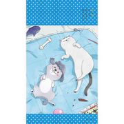犬と猫どっちも飼ってると毎日たのしい マルチタペストリーのれん キービジュアル3 [キャラクターグッズ]