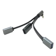 Type-C フレキシブル マルチHUB/カードリーダー/高速通信USB3.0ポートx1/USB2.0ポートx1/SD&MicroSDポート(2.0)/L型/Multi HUB HDX-AAC