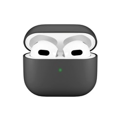 AirPods （第3世代）用 抗菌シリコンケース ブラック PG-AP3SL01BK