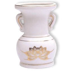 花立て 陶器（白磁）