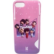 BTS タイニータン パープル [iPhone SE（第2世代） 用ケース]