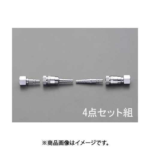 エスコ ESCOEA300BB-10 [8-9mm 溶接器用カプラーセット（酸素用）]Ω