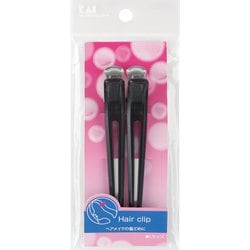 レディーヘアクリップL 2本入 BK HL0146