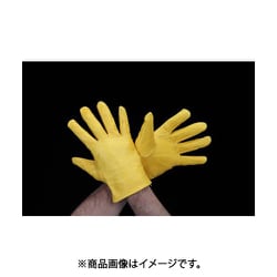 EA353BB-0 [【フリー】手袋（牛革/黄）]