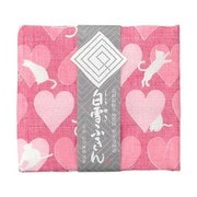 白雪友禅ふきん ねこ チェリー