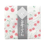 白雪友禅ふきん さくらんぼ あか