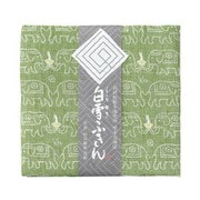 白雪友禅ふきん ブッダ リーフグリーン