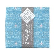 白雪友禅ふきん ブッダ ナイルブルー