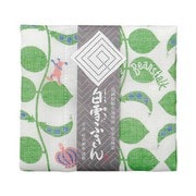白雪友禅ふきん ジャックと豆の木 グリーン