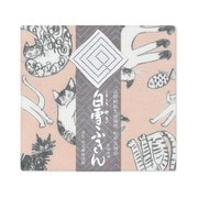 白雪友禅ふきん meow meow meow ベージュ