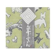 白雪友禅ふきん bow wow wow グリーン