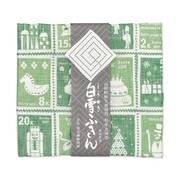 白雪友禅ふきん くるみ割り人形 グリーン